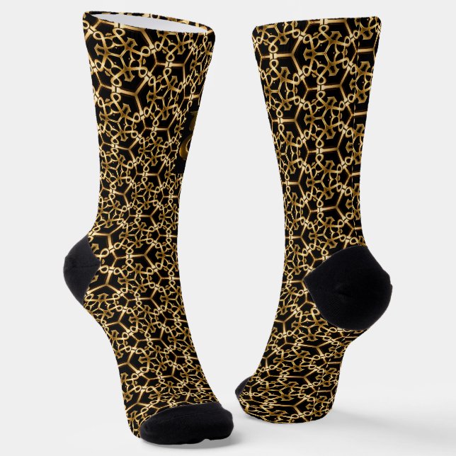 B&E Socks Bold & Elaborate Design 0048168 (Angled)