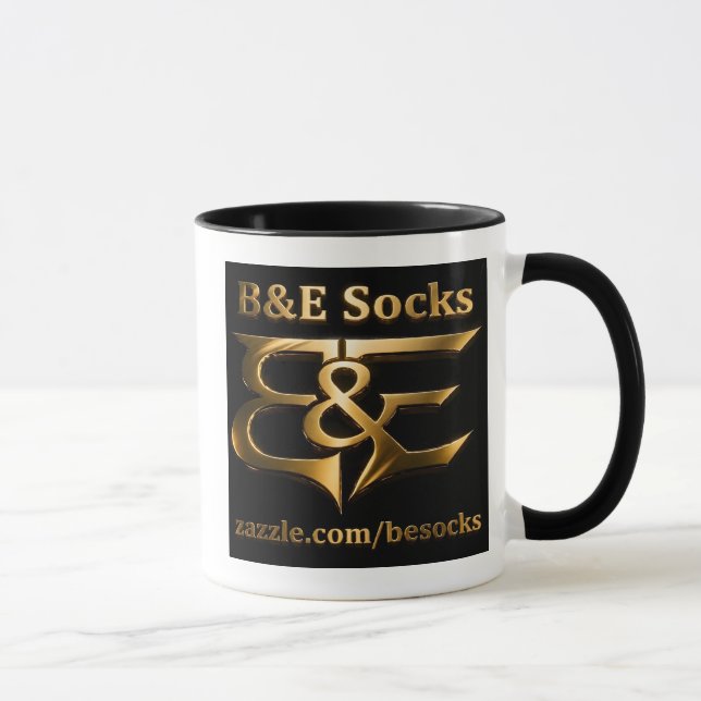 B&E Socks Bold & Elaborate Design 0048173 Mug (Right)