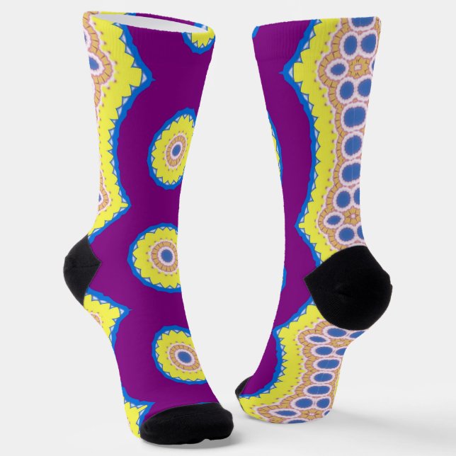 B&E Socks Bold & Elaborate Design 0048192 (Angled)