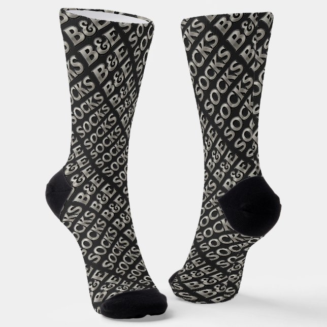 B&E Socks Bold & Elaborate Design 0049556 (Angled)