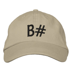 B# EMBROIDERED HAT
