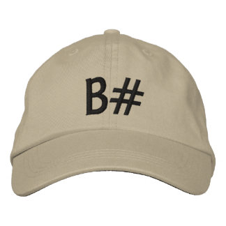 B# EMBROIDERED HAT