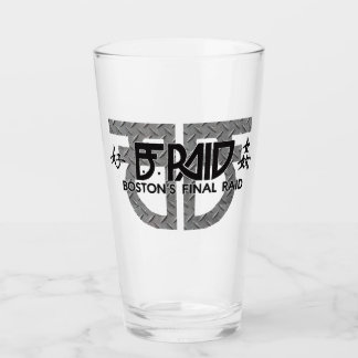 B.F. Raid Pint Glass