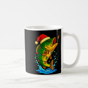 B Fish Christmas Fishing Coffee Mug
