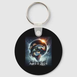 B Fish Solar Eclipse April 8 2024 Key Ring