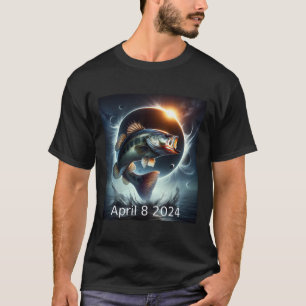 B Fish Solar Eclipse April 8 2024 T-Shirt