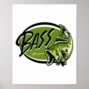 B Fisherman Fishing For B Tee B Whisperer Poster