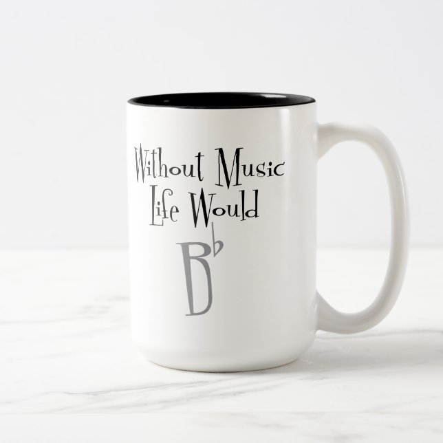 B Flat Large Mug (Right)