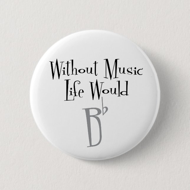 B Flat Round Button (Front)