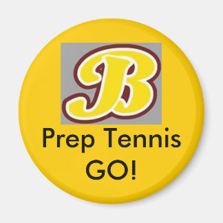 b for brebeuf, Prep Tennis GO! Magnet