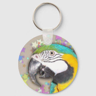 B&G macaw keychain