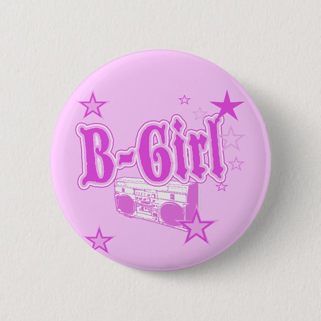 B-Girl Button (Front)