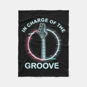 B Guitar Music Cool B-player Fleece Blanket