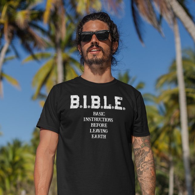 B.I.B.L.E.: Basic Instructions Men's T-Shirt (Creator Uploaded)