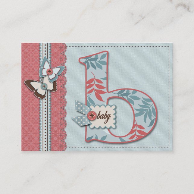 B is for Baby Reminder Card (Front)