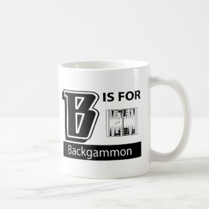 B Is For Backgammon Coffee Mug