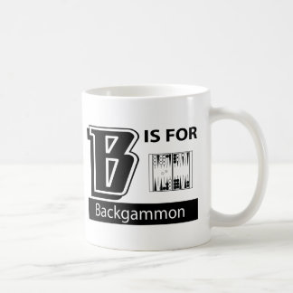 B Is For Backgammon Coffee Mug