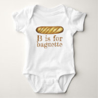 B is for BAGUETTE French Bread Loaf Alphabet ABCs