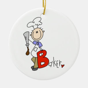 B is for Baker Ceramic Tree Decoration