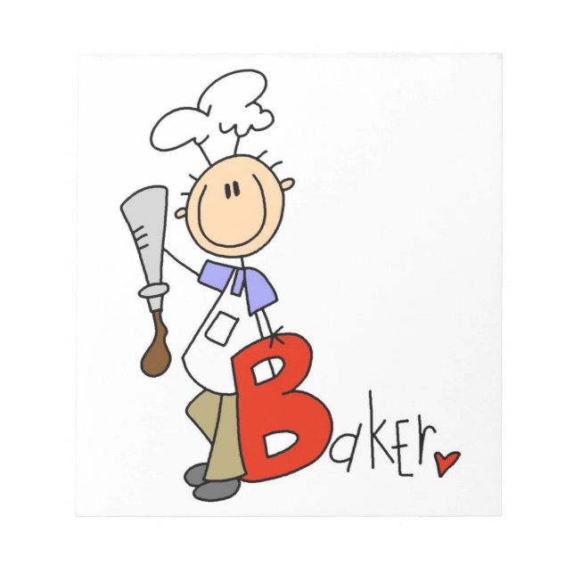 B is for Baker Notepad (Front)