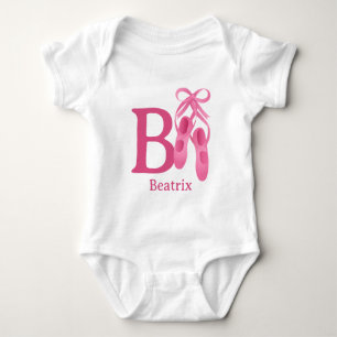 B is for Ballet Personalise Baby Bodysuit