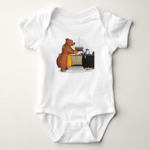 B is for Bear and Banana Bread Baby Bodysuit
