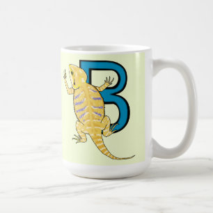 B is for Bearded Dragon Coffee Mug