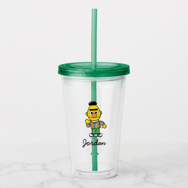 B is for Bert | Add Your Name Acrylic Tumbler (Front)