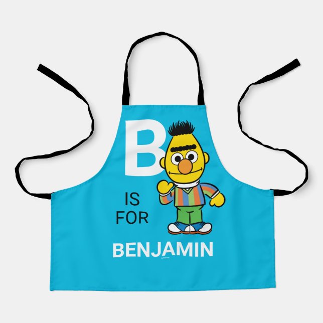 B is for Bert | Add Your Name Apron (Front)