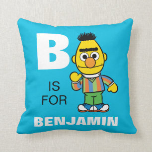 B is for Bert Add Your Name Cushion