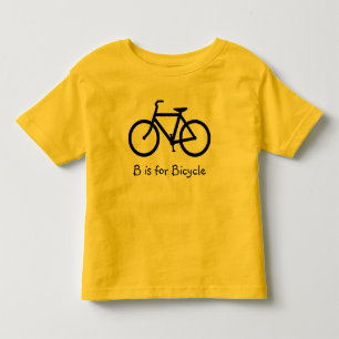 B is for Bicycle Toddler T-Shirt