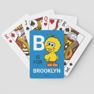 B is for Big Bird    Playing Cards