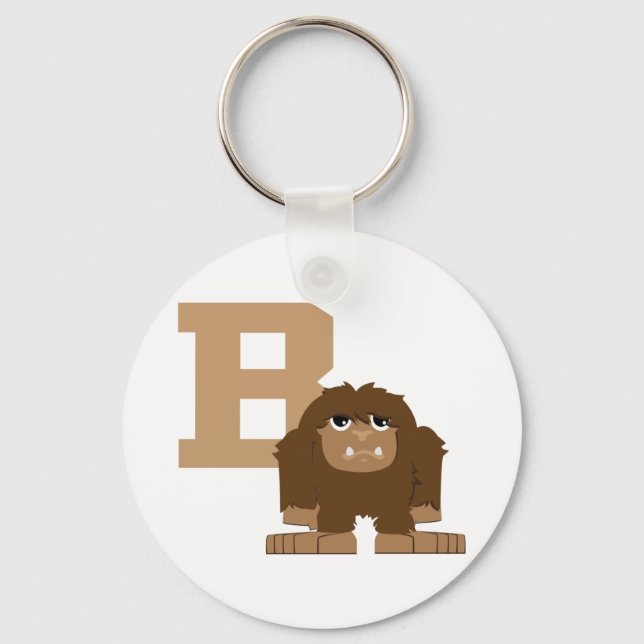 B is for Bigfoot Key Ring (Front)