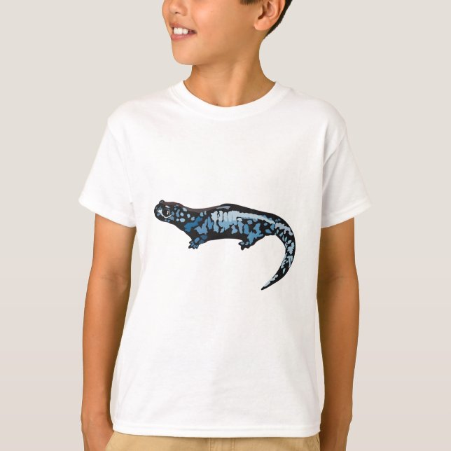 B is for Blue Spotted Salamander T-Shirt (Front)