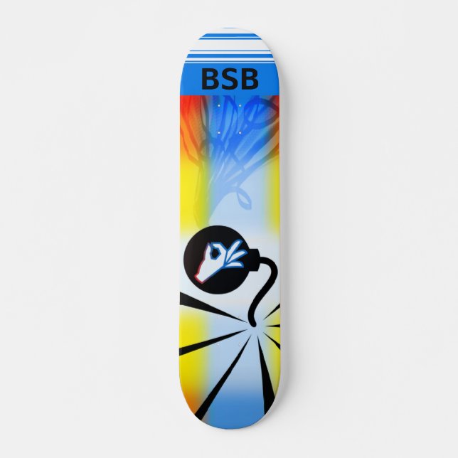 B is for Bombs Skateboard (Front)
