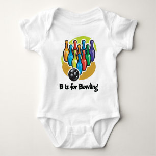 B is for Bowling Baby Bodysuit