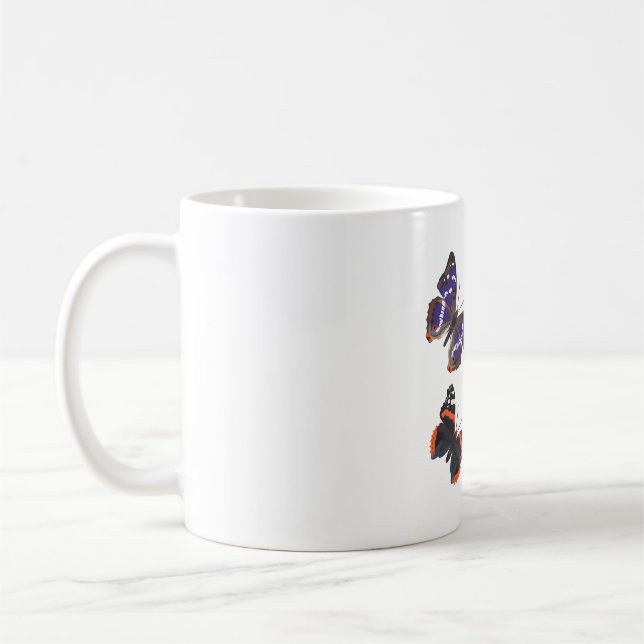 B is for British Butterflies Coffee Mug (Left)