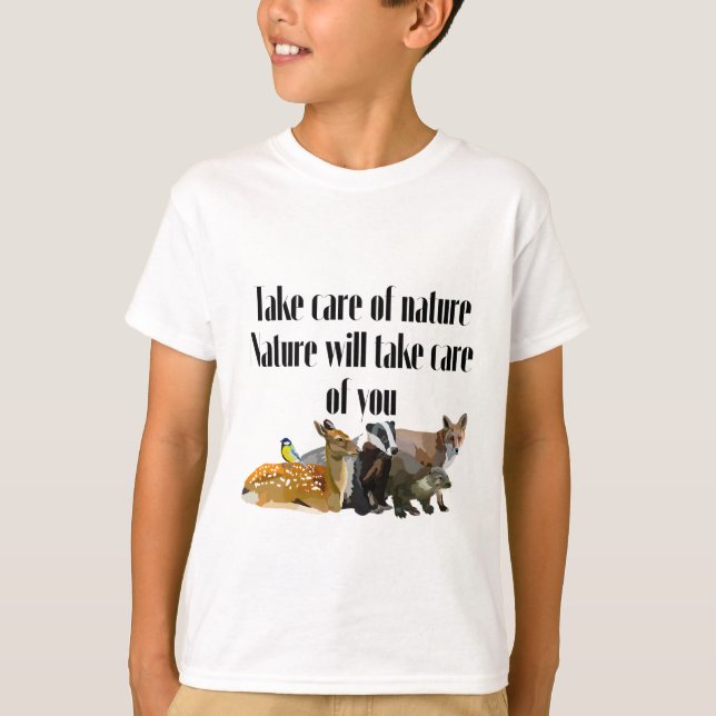 B is for British Wildlife T-Shirt (Front)