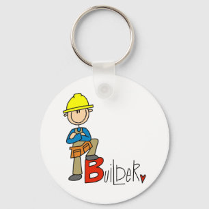 B is for Builder Key Ring