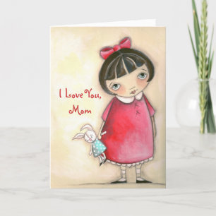 B is for Bunny - Mother's DAy Card