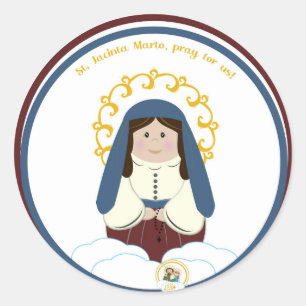 B. Jacinta Classic Round Sticker