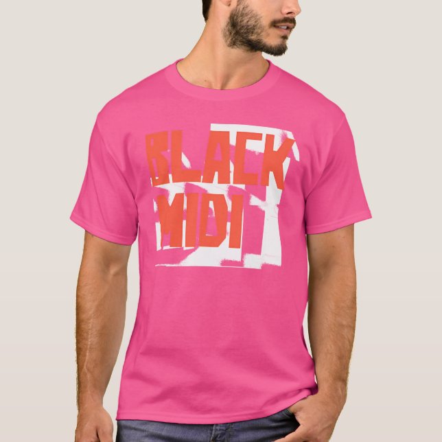 B L A C K M I D I T-Shirt (Front)