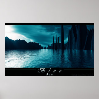 B L U E POSTER