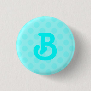 B Monogram Button