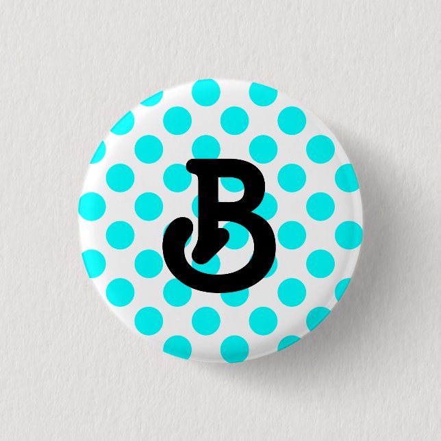 B Monogram Button (Front)