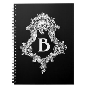 B Monogram Initial Notebook