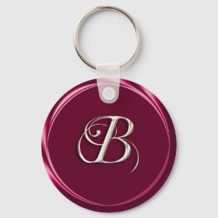 B-monogram Key Ring