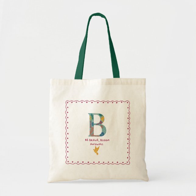 B Monogram Tote Bag (Front)