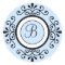B Monogram Wedding Envelope Seal Stickers