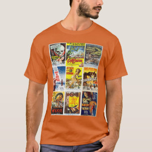 B Movie Poster Collection Classic SciFi Horror Mon T-Shirt